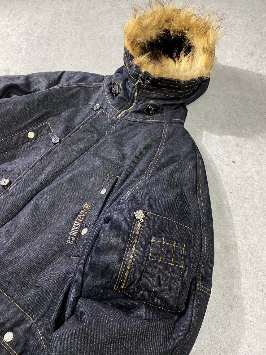 [L] Karl Kani 빈티지 칼카니 데님N-3B 파카 상품이미지5