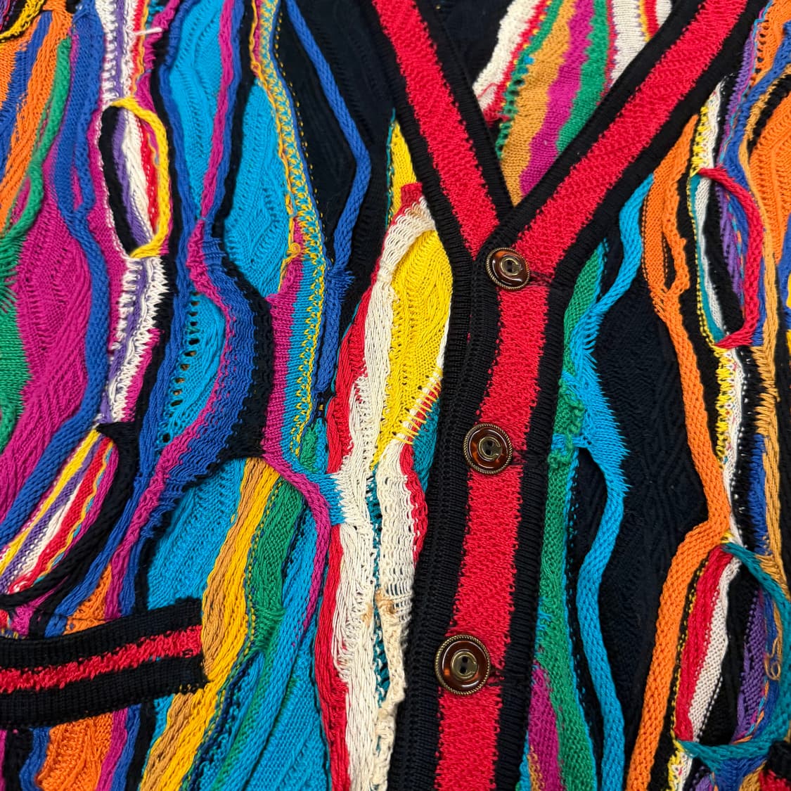 [ 정품/S ] 쿠지 빈티지 케이블 니트 가디건 상품이미지7