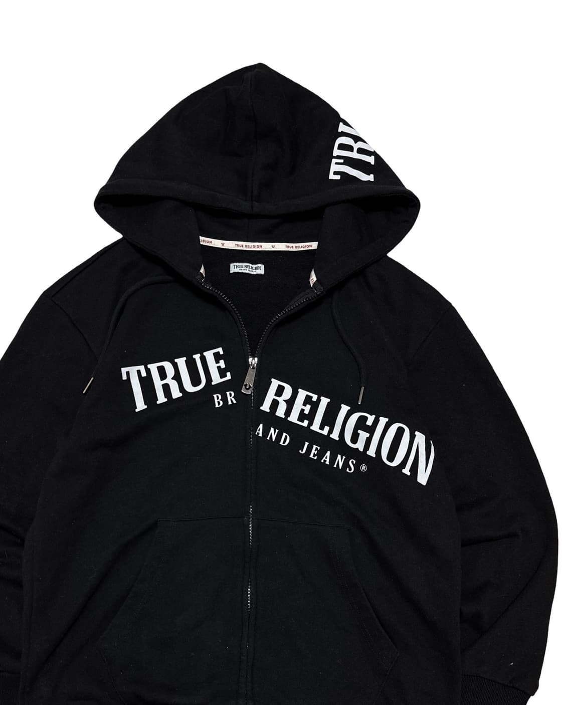 트루릴리전 블랙 후드집업 상품이미지2