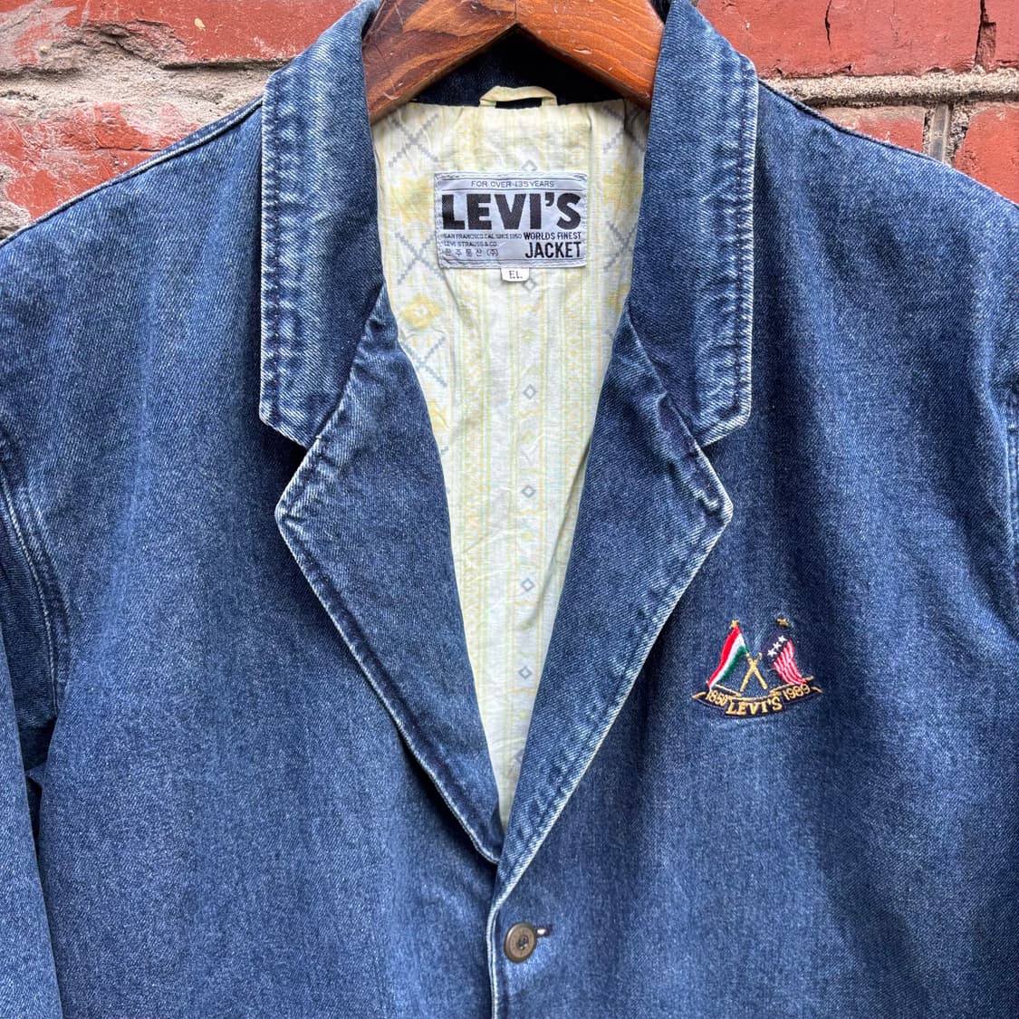 80년대 리바이스 데님 블레이저 자켓 상품이미지3