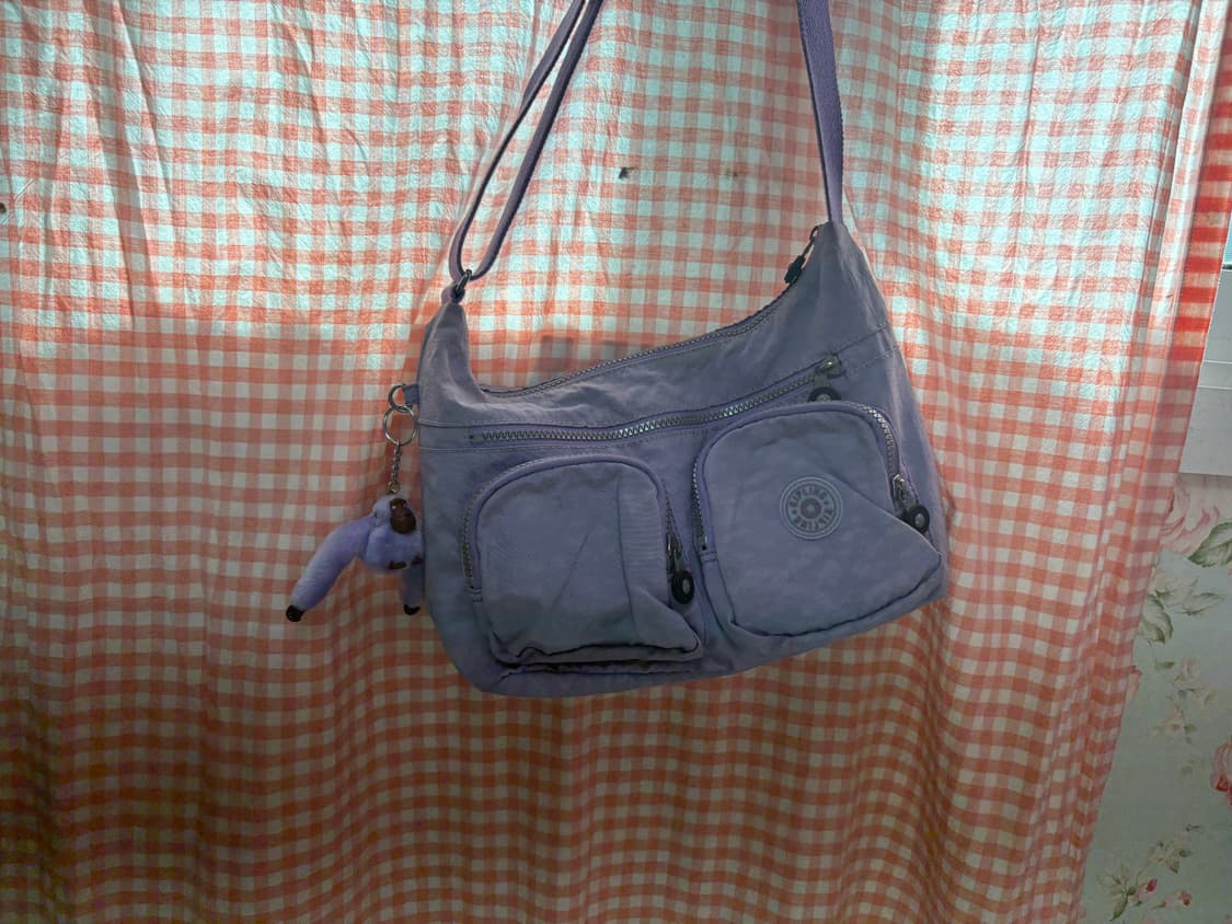 Y2K키플링 숄더백 연보라 상품이미지3