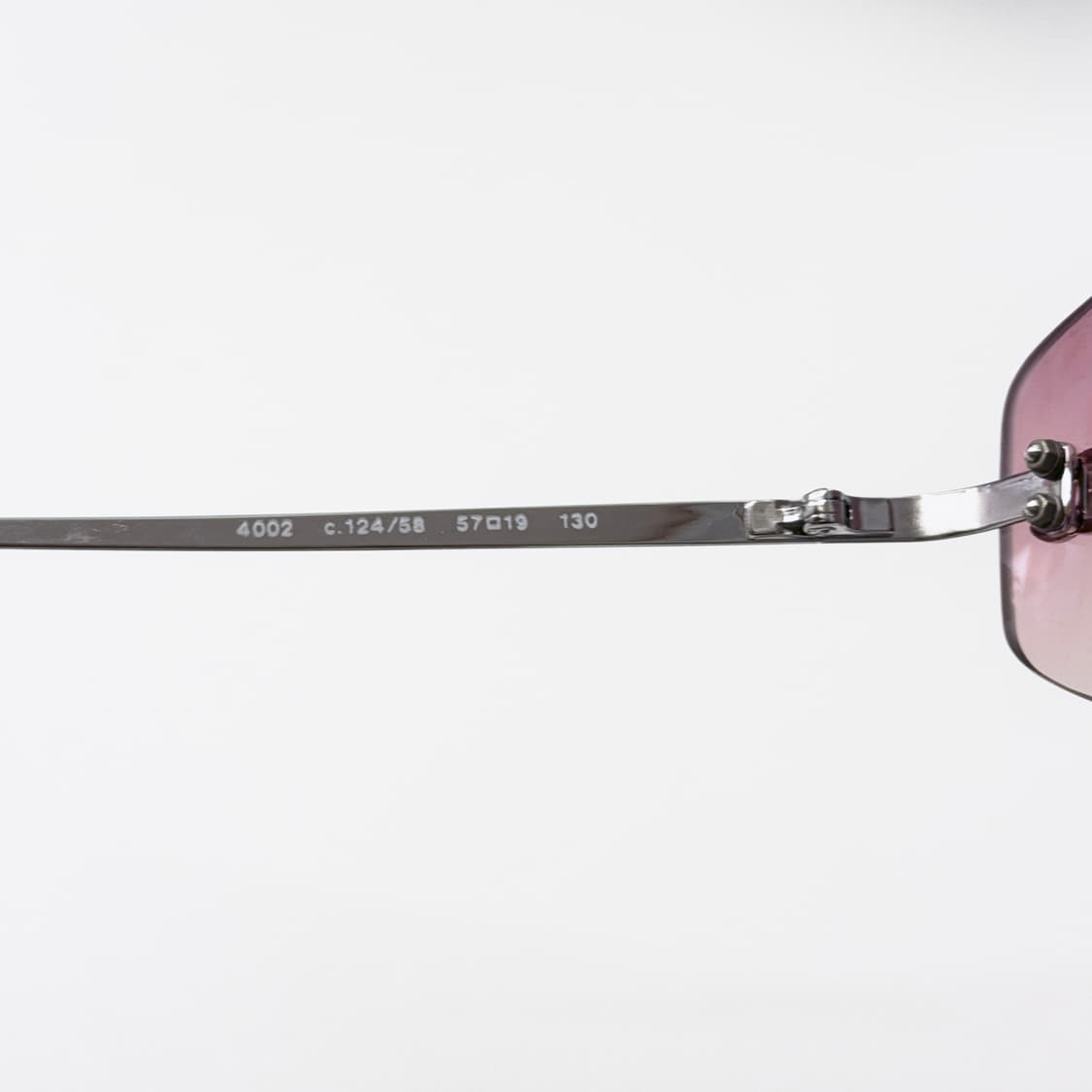 00's 샤넬 4002 림리스 무테 선글라스  상품이미지6