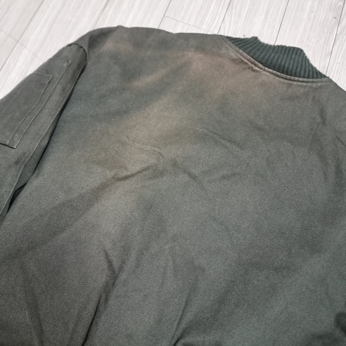 프리즘웍스 밀리터리 빈티지 ma1 봄버 자켓(L) 상품이미지6