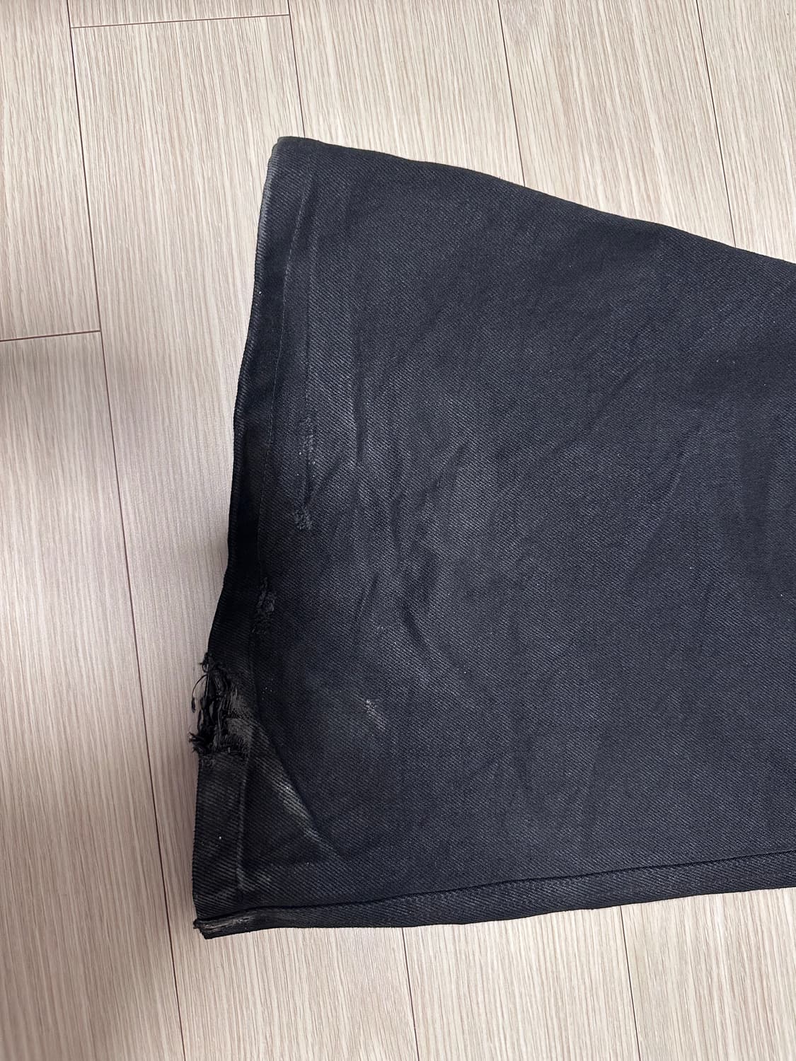 에모스탠스클럽 레더 패치 플레어진 1사이즈 상품이미지4