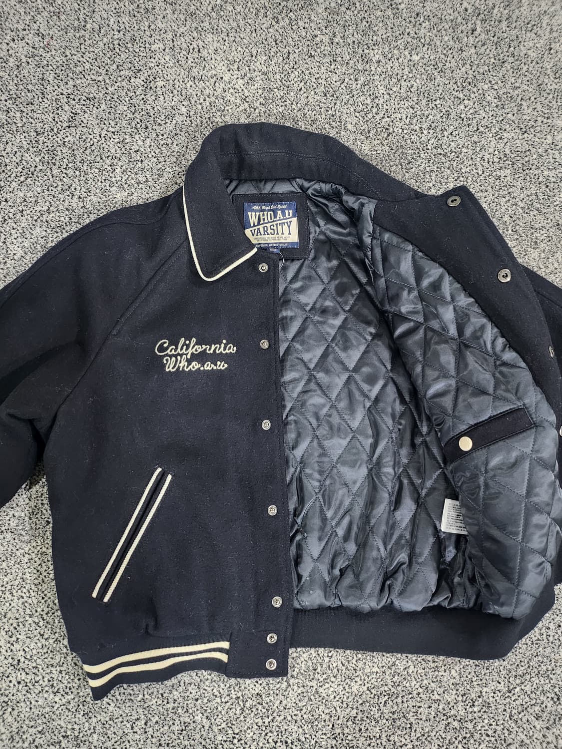 WHO.A.U 스타디움 자켓 상품이미지3