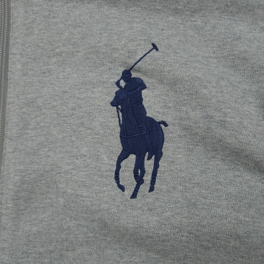 XL(105) 폴로랄프로렌 빅포니 코튼 트랙탑 그레이 상품이미지4