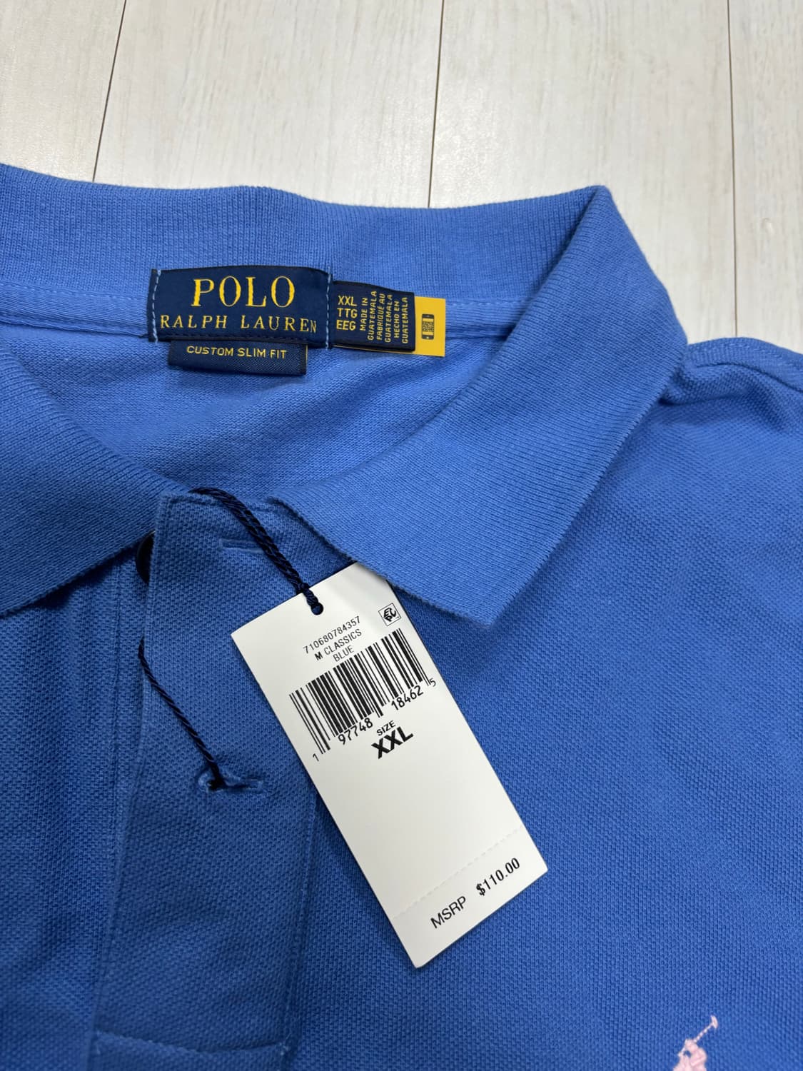 폴로 랄프로렌 커스텀슬림핏 카라티 xxl 상품이미지2