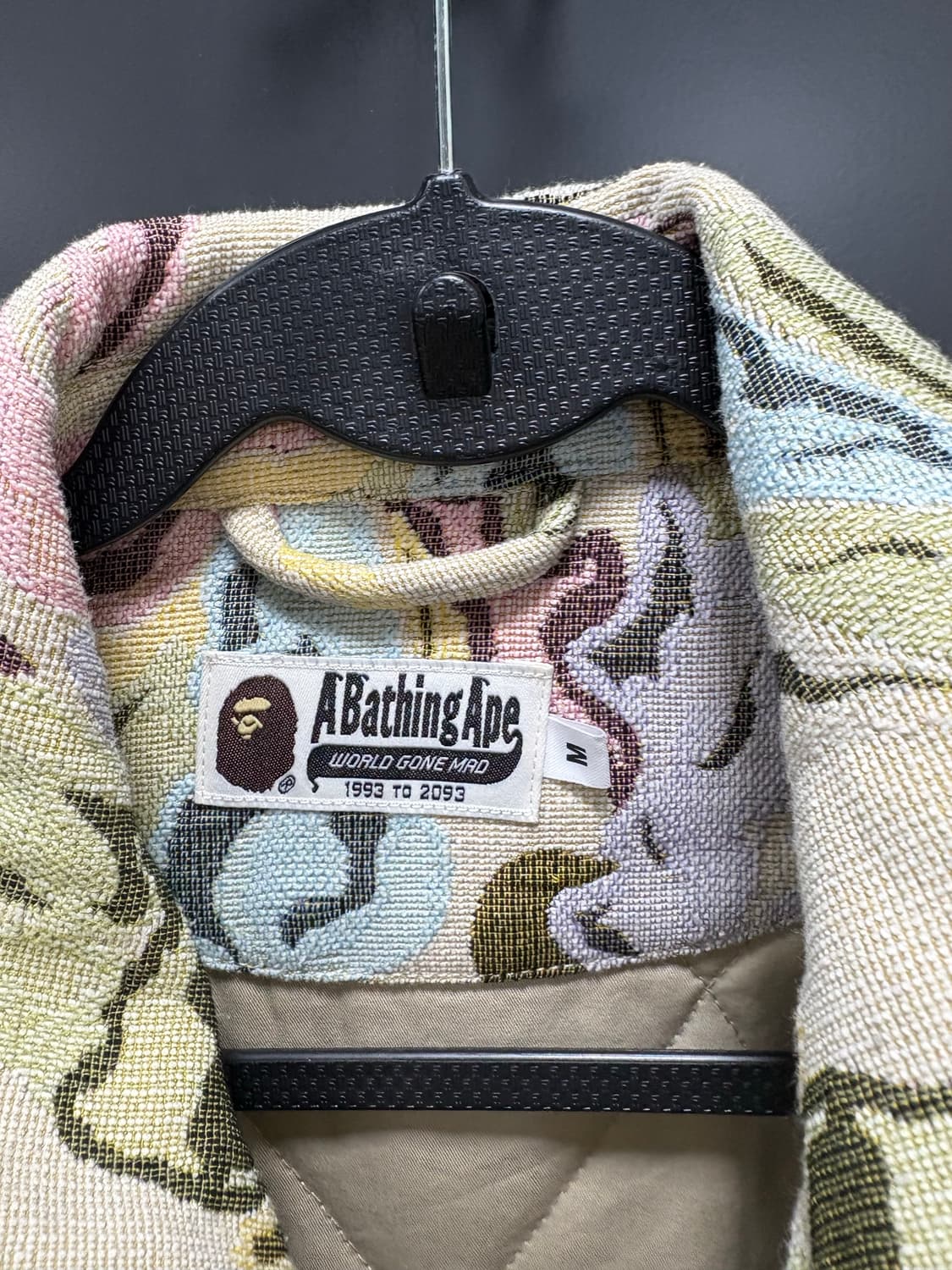 베이프 자카드 카모 워크 재킷 상품이미지3