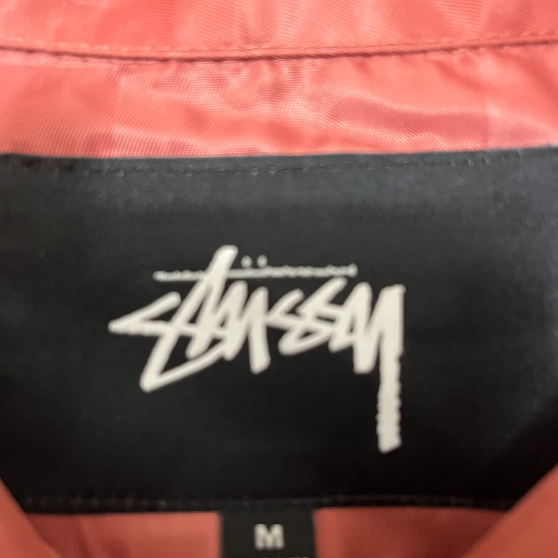 스투시 Stussy 체커보드 사틴 코치 자켓 M(95) 상품이미지4
