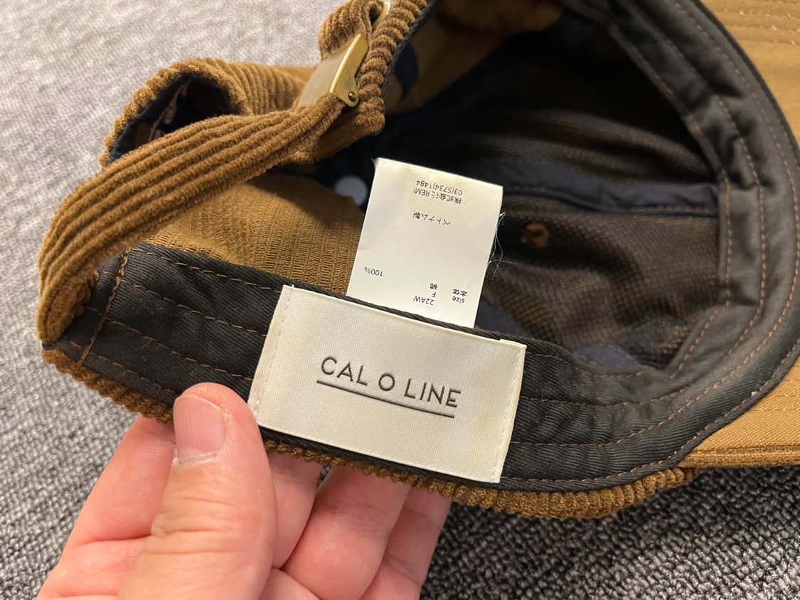 CAL O LINE 칼오라인 코듀로이 볼캡  상품이미지6