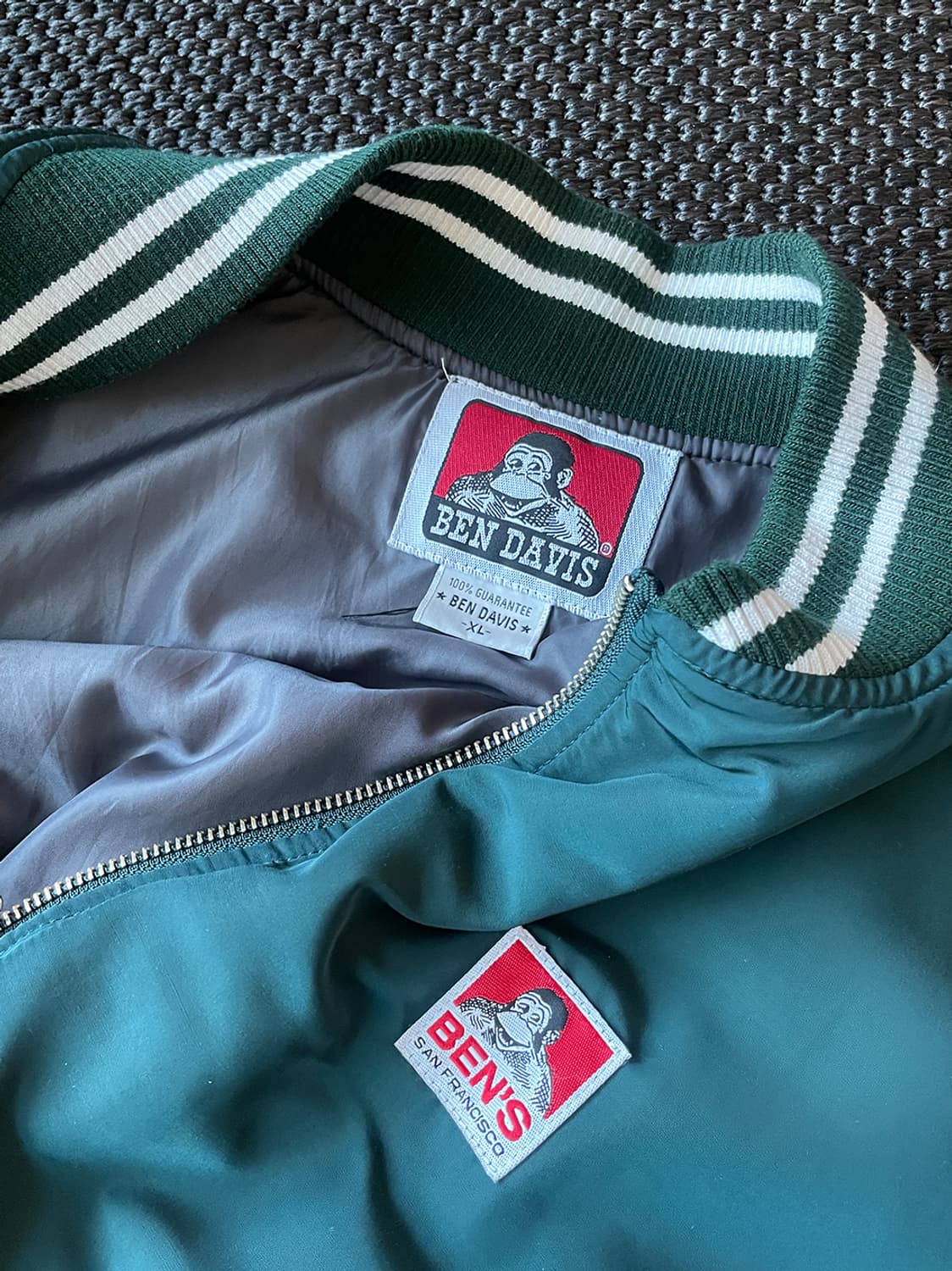 벤 데이비슨 화이트라벨 프린트 블루종 상품이미지1