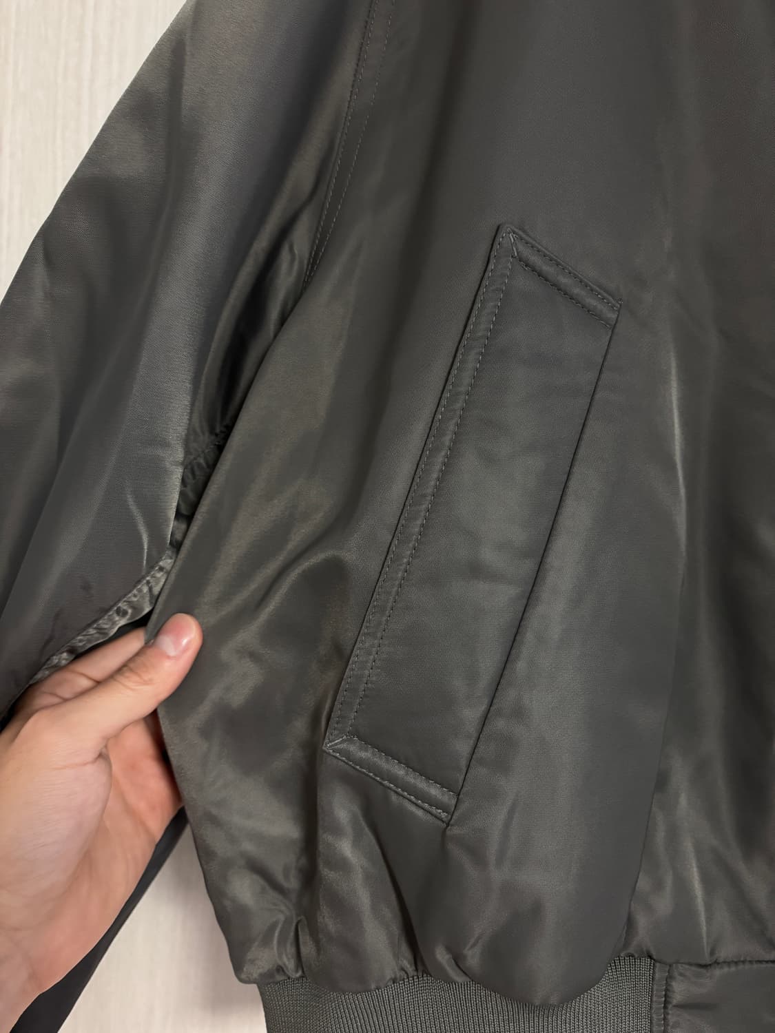 100 TNGT 카라 항공점퍼 블루종 상품이미지6