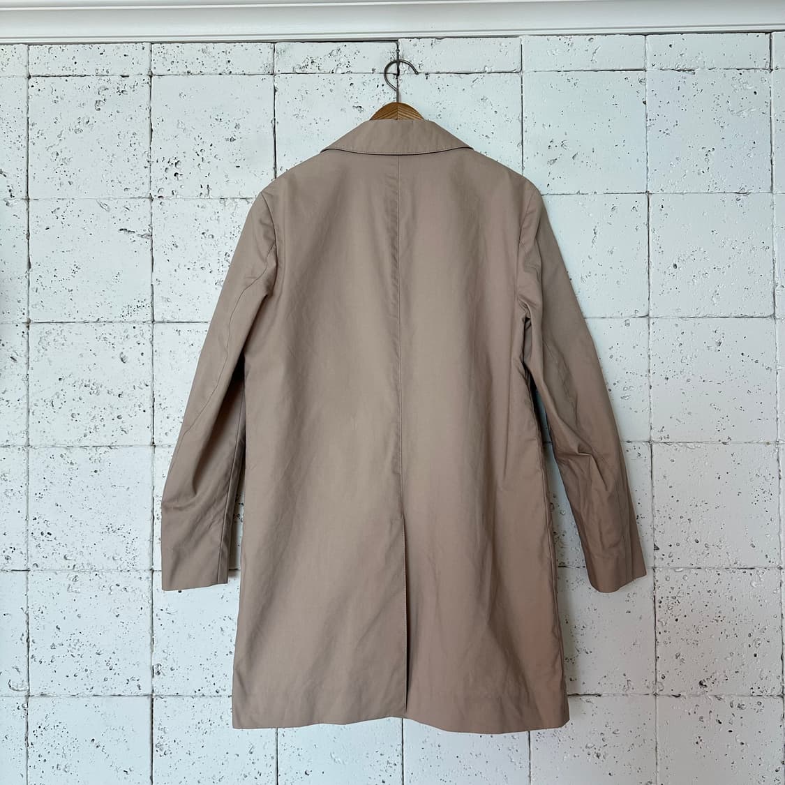 100 솔리드옴므 베이지 트렌치코트 상품이미지7