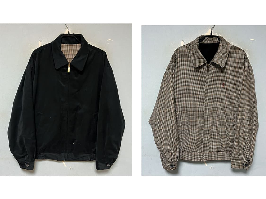 입생로랑 남자 양면 블루종 춘추 L 100 상품이미지1