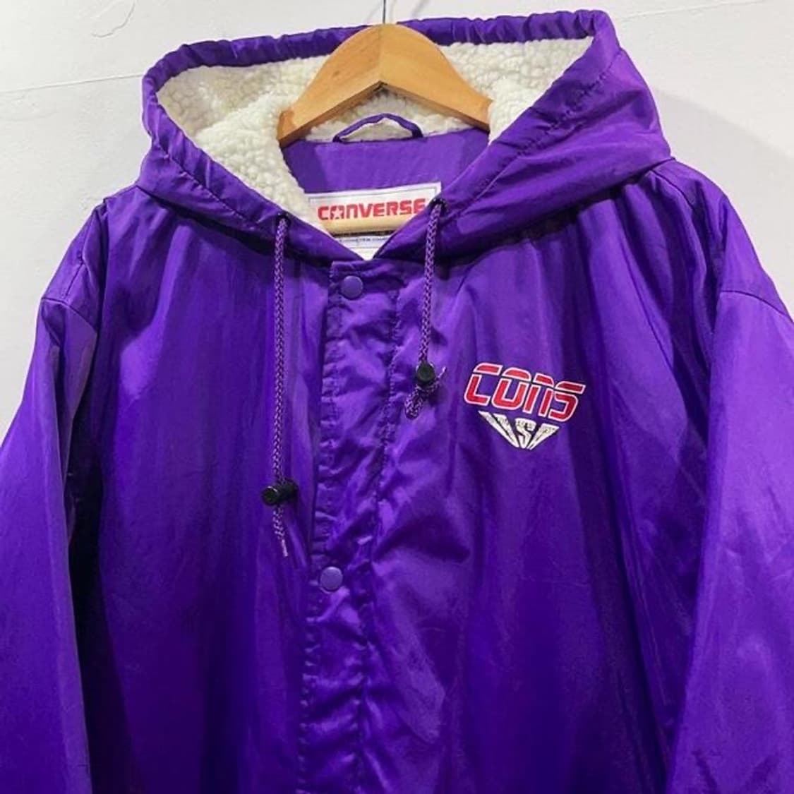 90s 컨버스 일본판 보스턴 매사추세츠 쉐르파 코트  상품이미지4