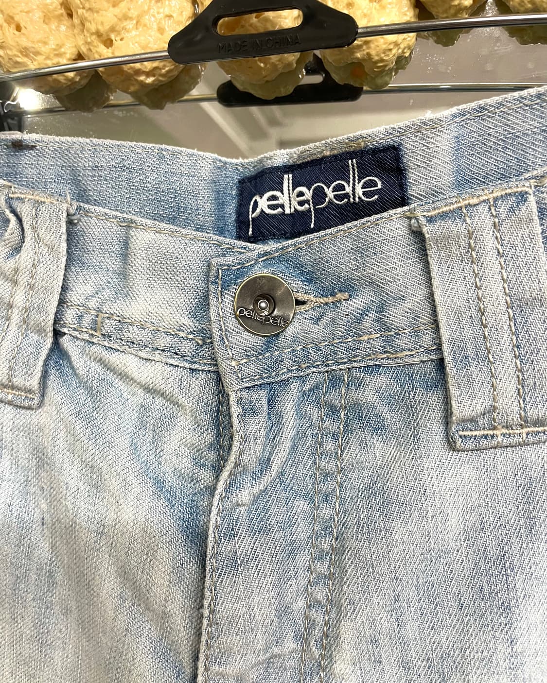 Pelle light blue Bermuda pants  상품이미지7