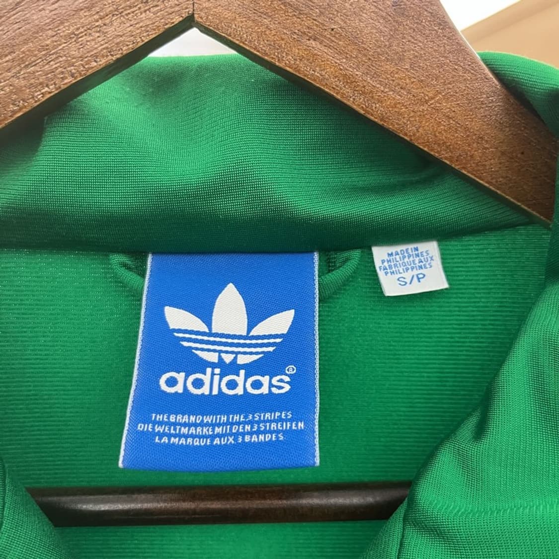 아디다스 레트로 Y2K 00's 비비드 그린 져지 집업 S C09880 상품이미지5