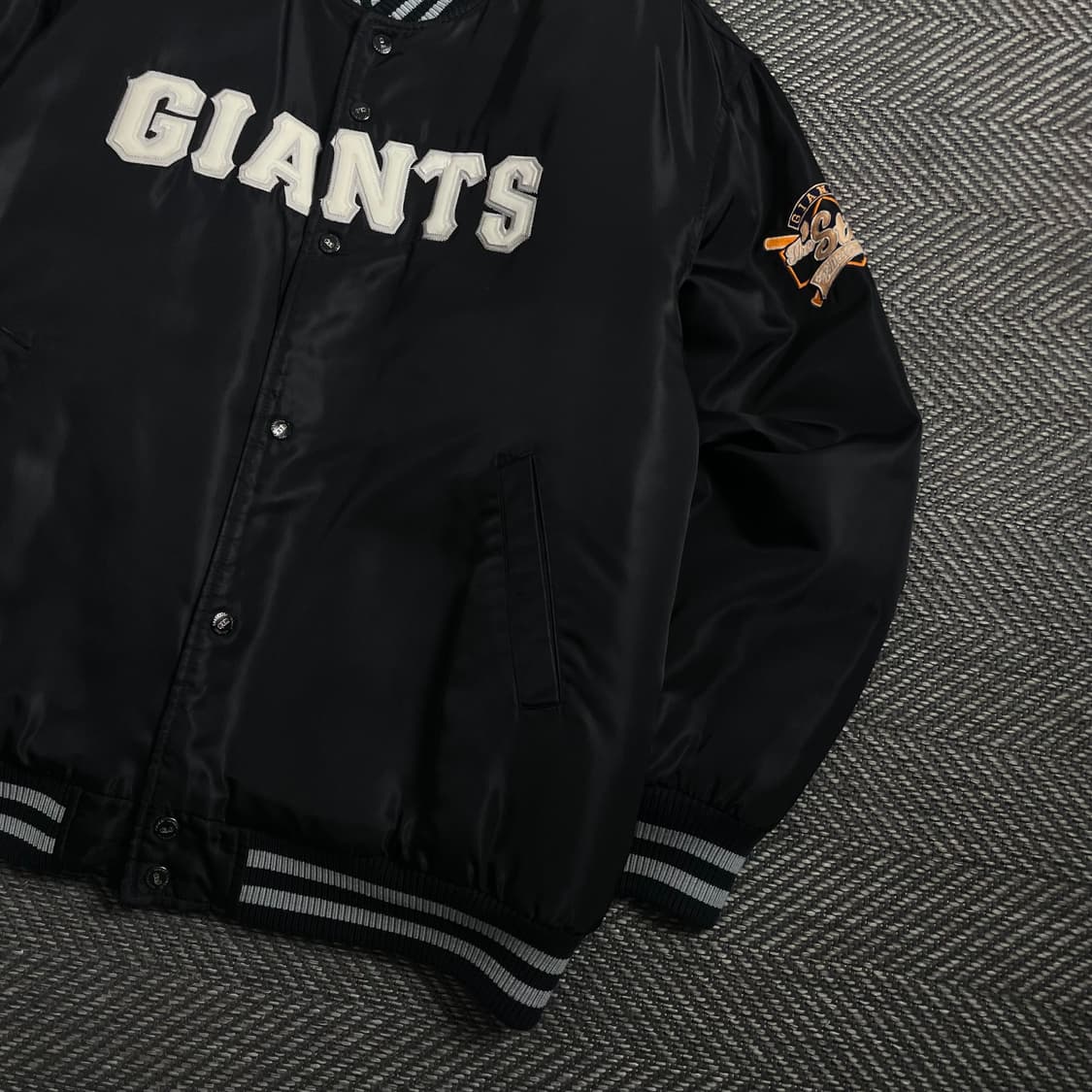 MLB 샌프란시스코 자이언츠 사틴 바시티 자켓o 4582 상품이미지3