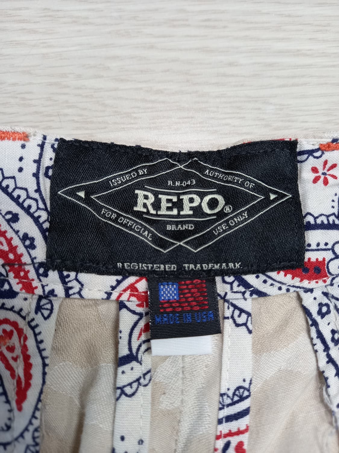 30 REPO USA 카모 반바지 연베이지 30-238 상품이미지4