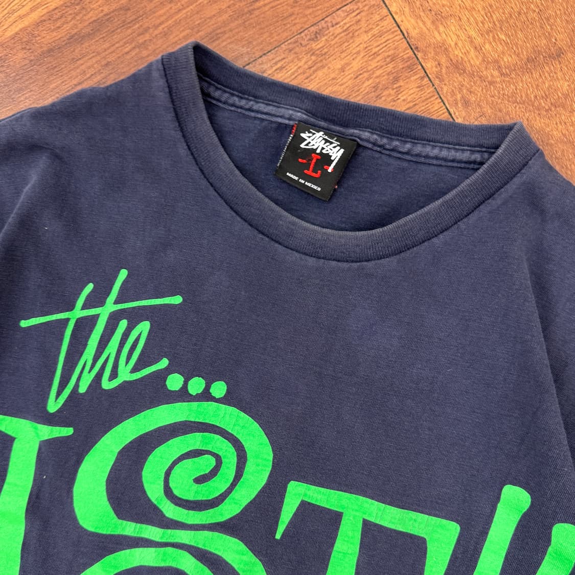 L Stussy 스투시 00s ist 인터내셔널 로고 반팔 티셔츠  상품이미지5