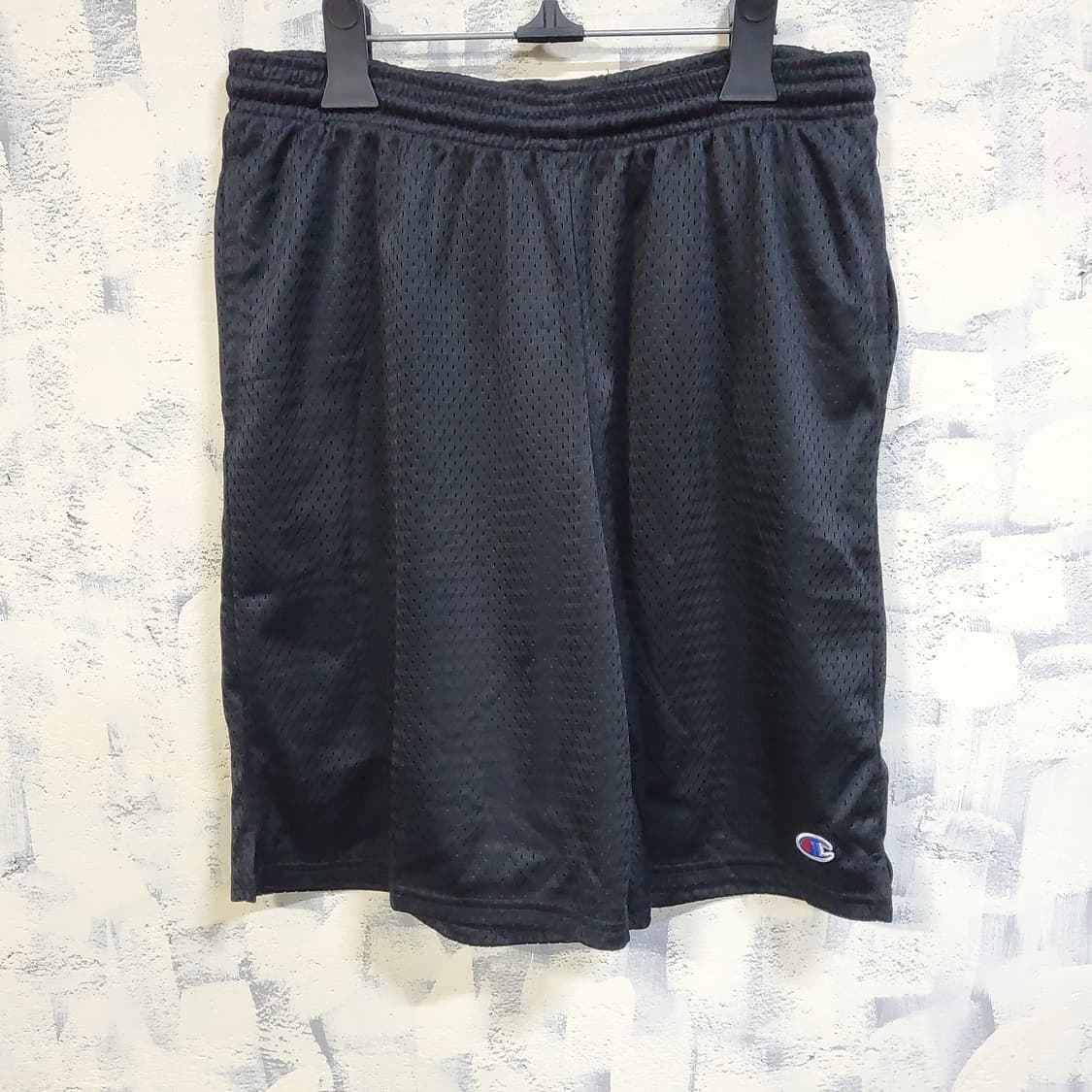 챔피온 블랙 메쉬 반바지  상품이미지1