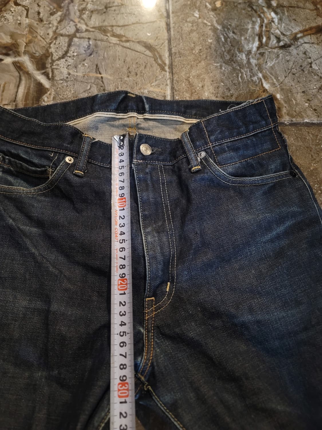 비즈빔 워싱 셀비지 데님 팬츠 상품이미지7