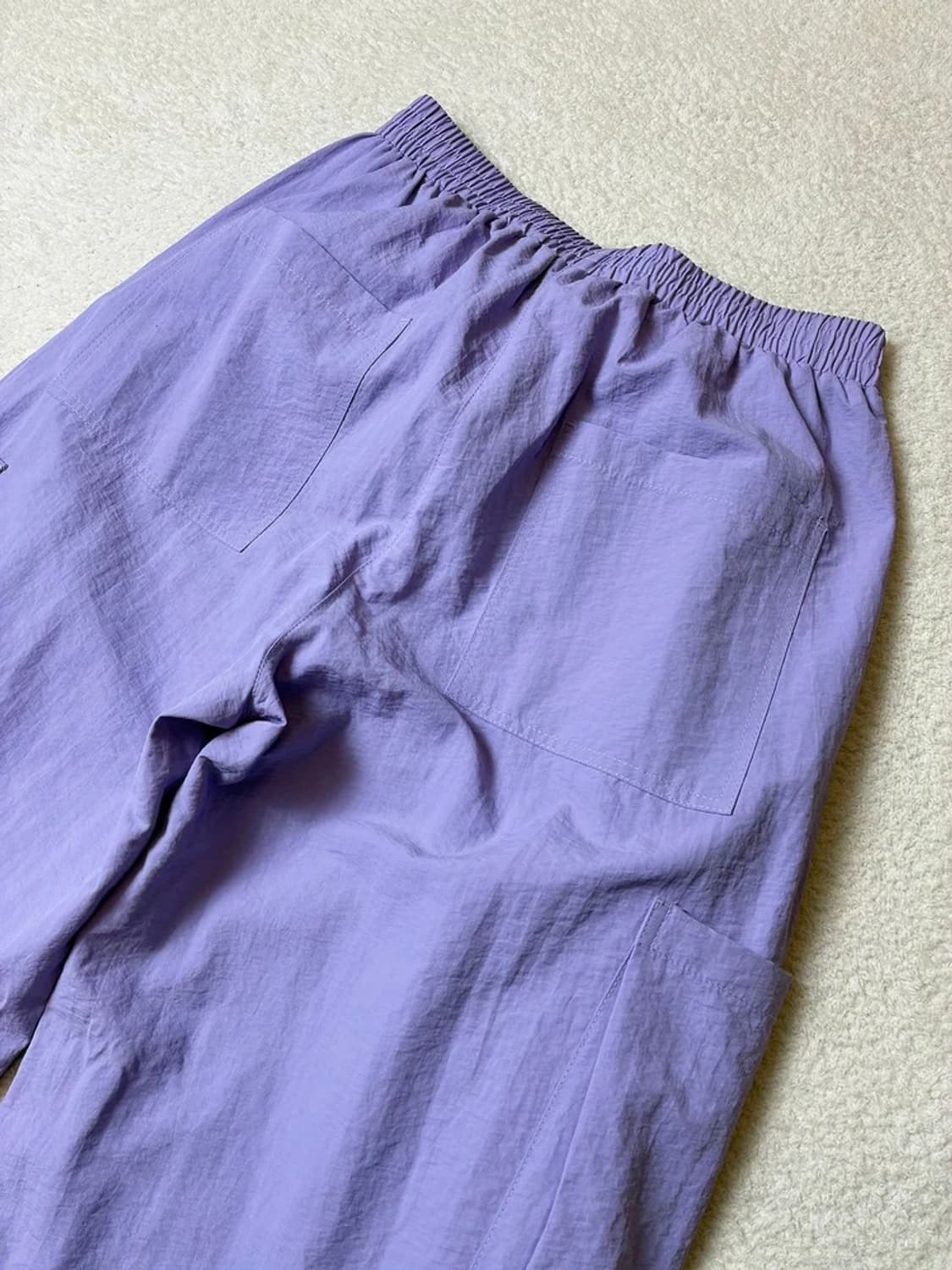 라라폭스 24ss 나일론 포켓 세미와이드 팬츠 PN6415    상품이미지7