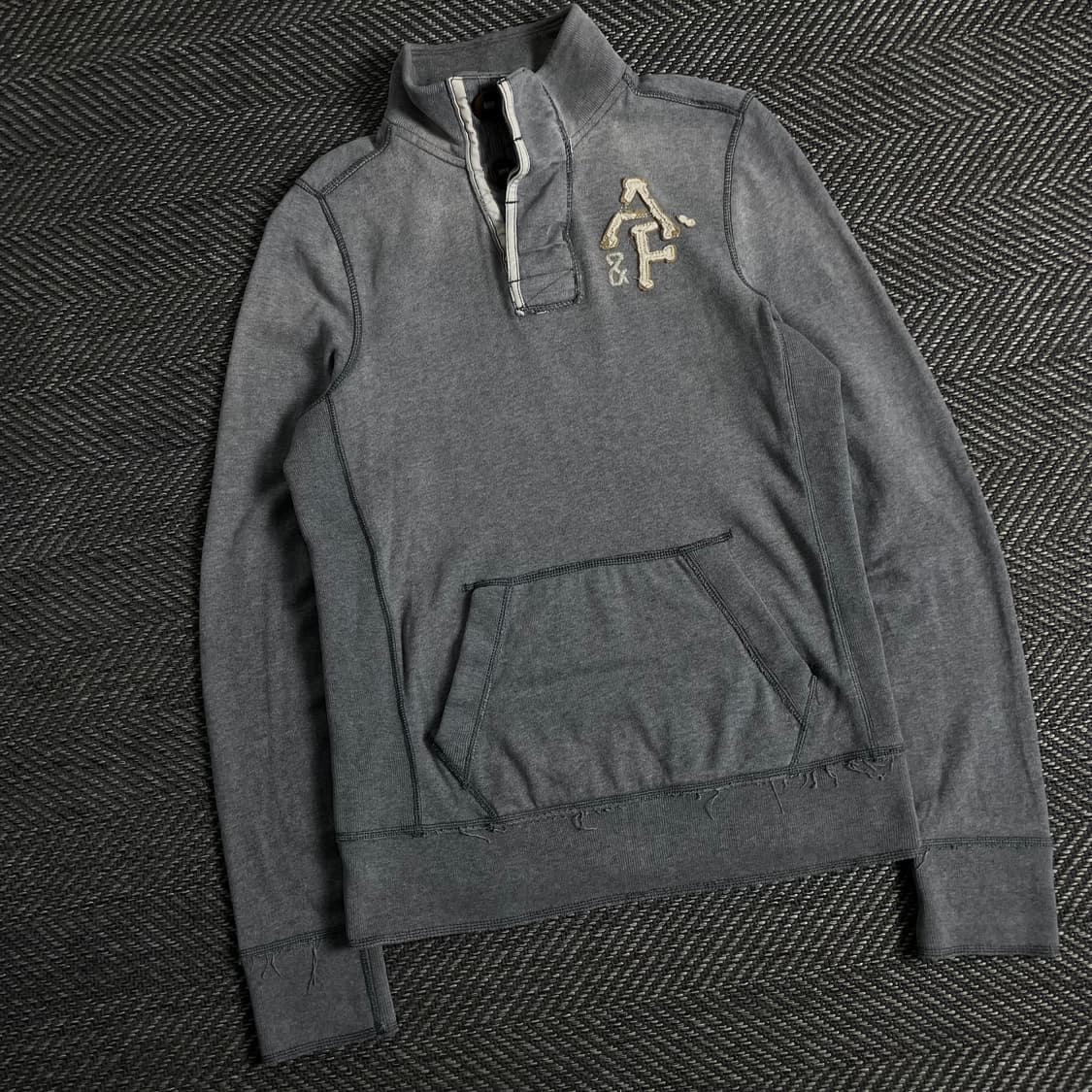 00s 아베크롬비 y2k 빈티지 하프 버튼 스웻 셔츠y 3412 상품이미지1