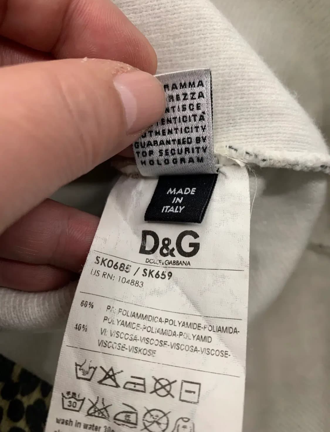 D&G by 돌체앤가바나 레오파티드 미디스커트(S 사이즈) 상품이미지8