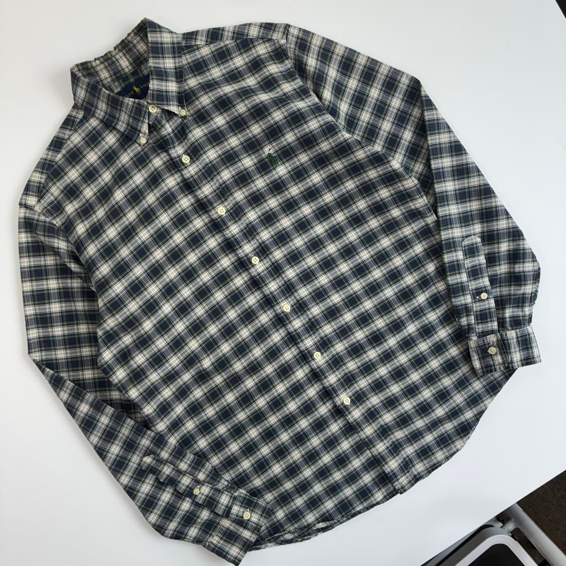 Polo  폴로 랄프로렌 자수 코튼 타탄체크 셔츠  상품이미지2