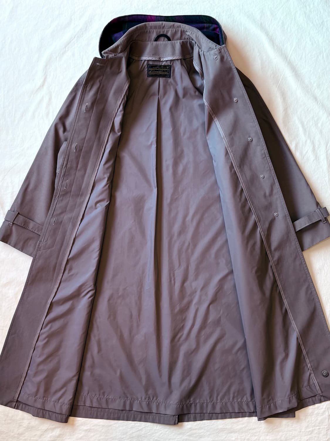 (55반-66반) 80s USA 에디바우어 후디드 발마칸 코트 상품이미지5