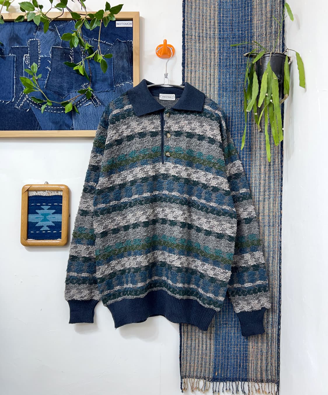 MAESTRAMI Pattern Polo Knit  [Made in It 상품이미지1