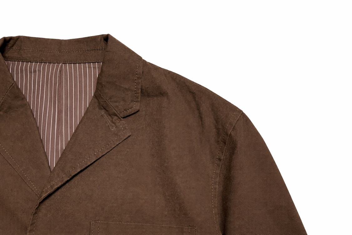 JPN 90s~00s일본 빈티지 아메카지 퍼슨즈진스 브라운 워크 자켓 M 상품이미지4