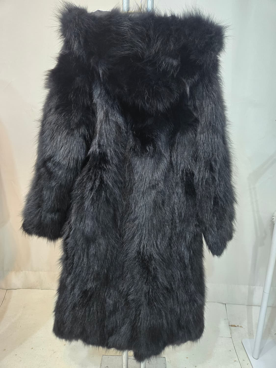 님프 블랙퍼 코트 상품이미지4