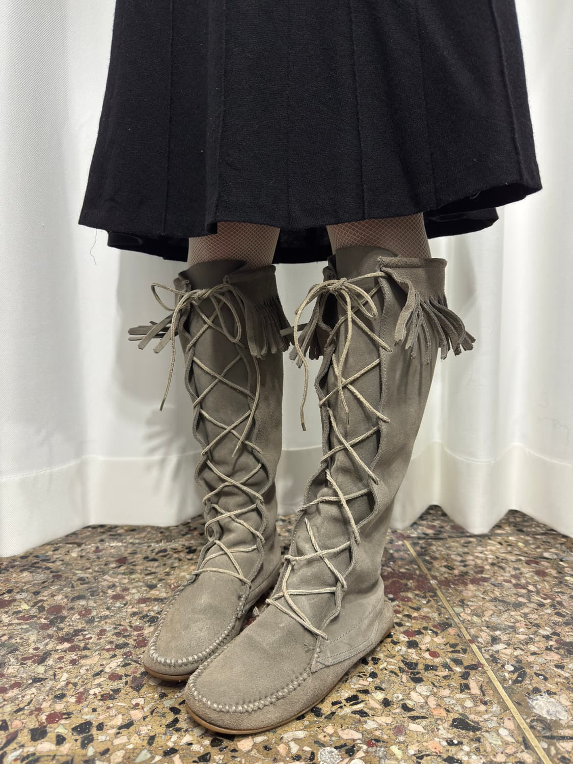 fringe boots 상품이미지1