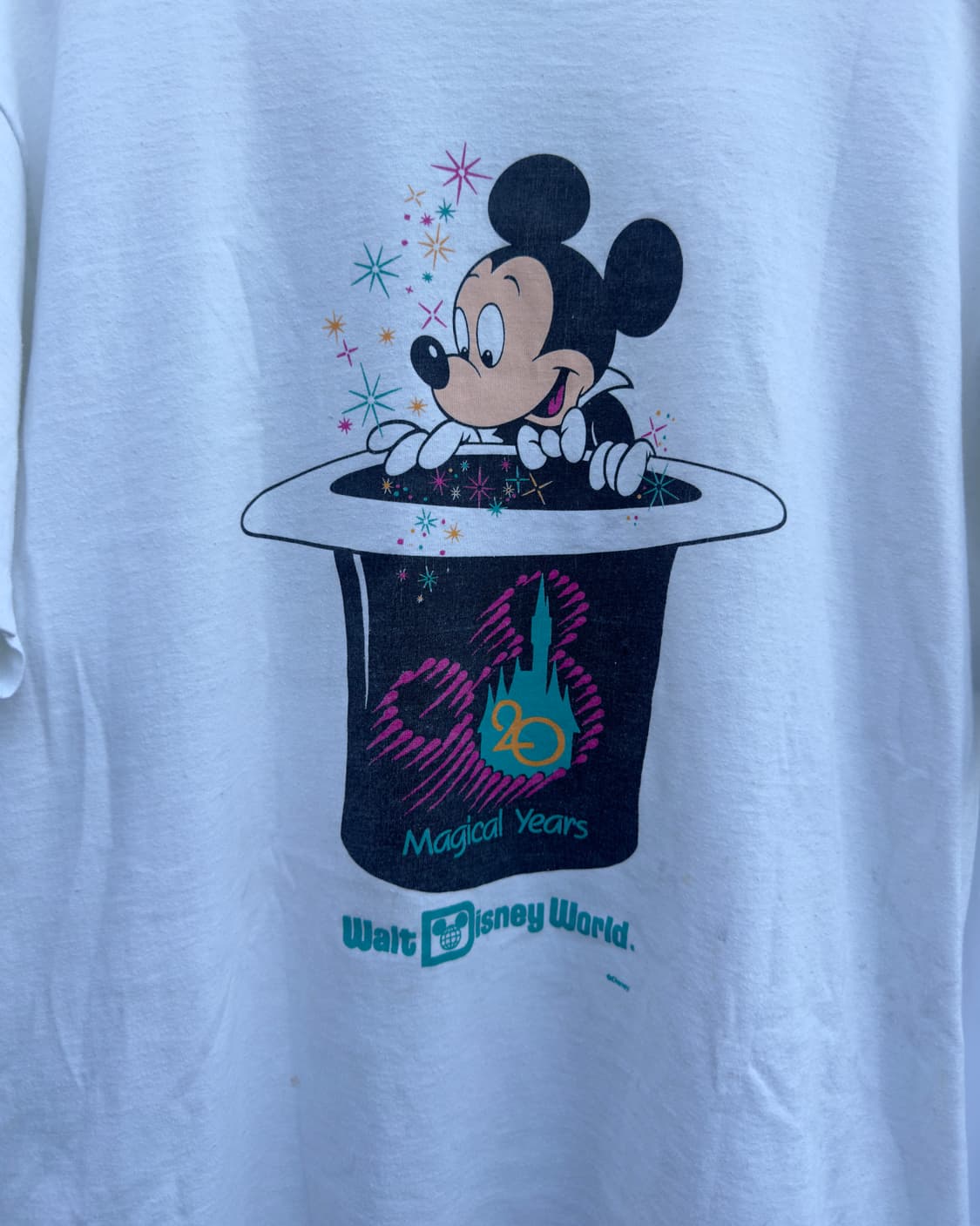 90s Made in USA Mickey Mouse 빈티지티 L 상품이미지2