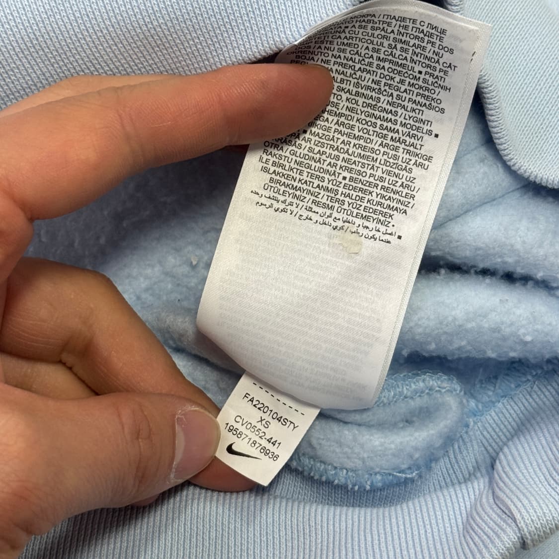 나이키 해외판 NRG 솔로스우시 소라 후드 XS 상품이미지6