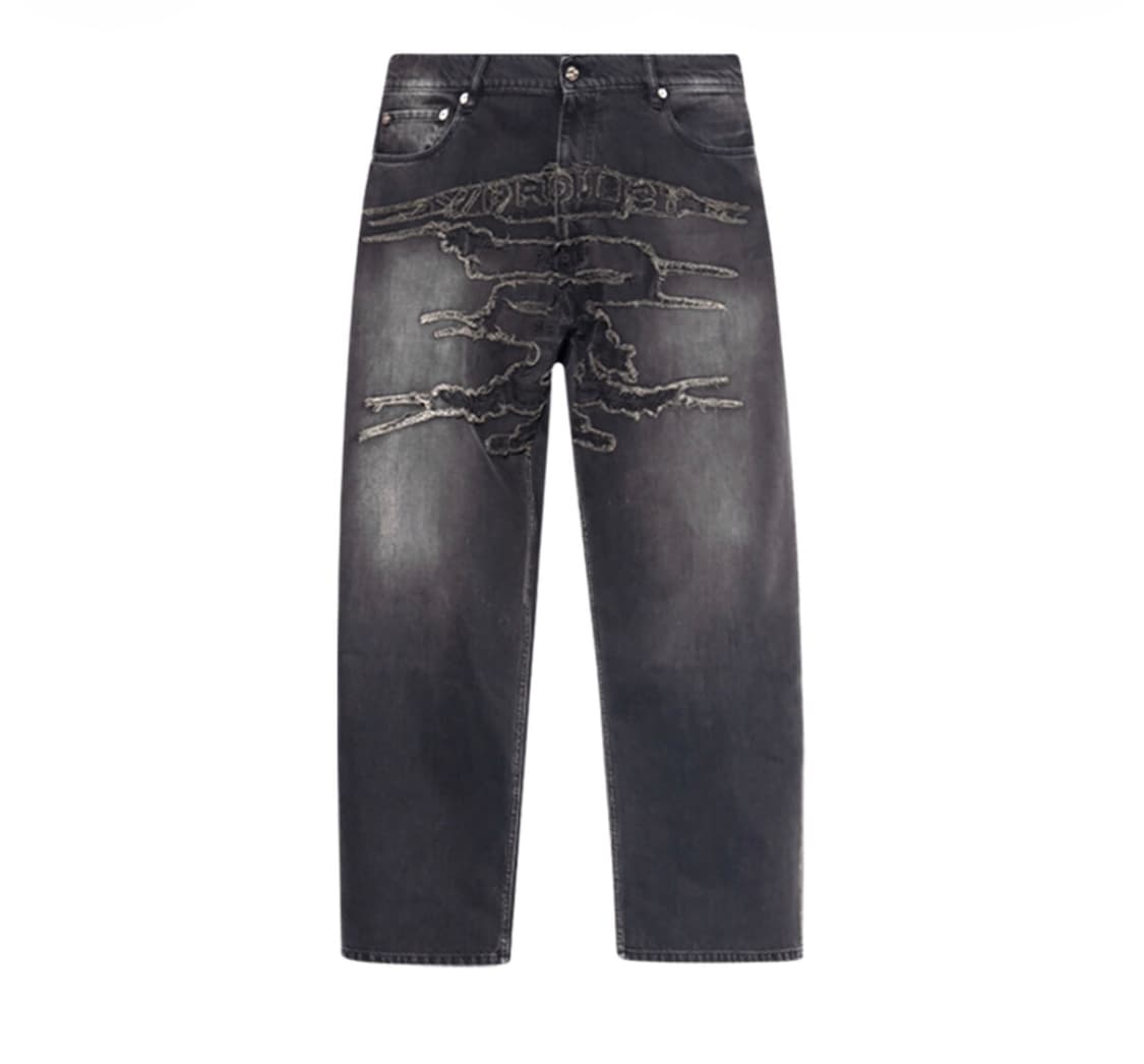 와이프로젝트 파리 베스트 패치 진 블랙 - 23FW 상품이미지1