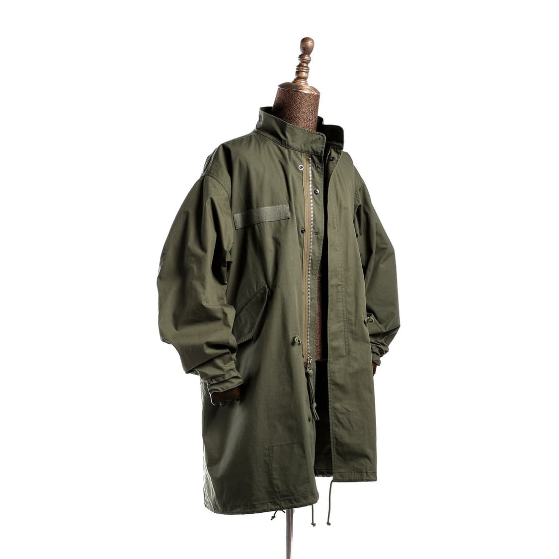 미군 오리지널 m65 피쉬테일 1세대 은지퍼 개파카 알파 인더스트리 xs 상품이미지10