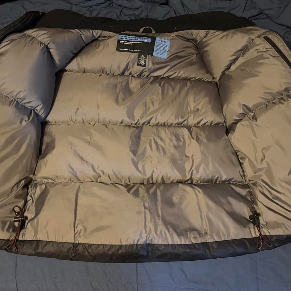 00s 폴로 진스 컴퍼니 트렉텍 다운 패딩 자켓 블랙 상품이미지2