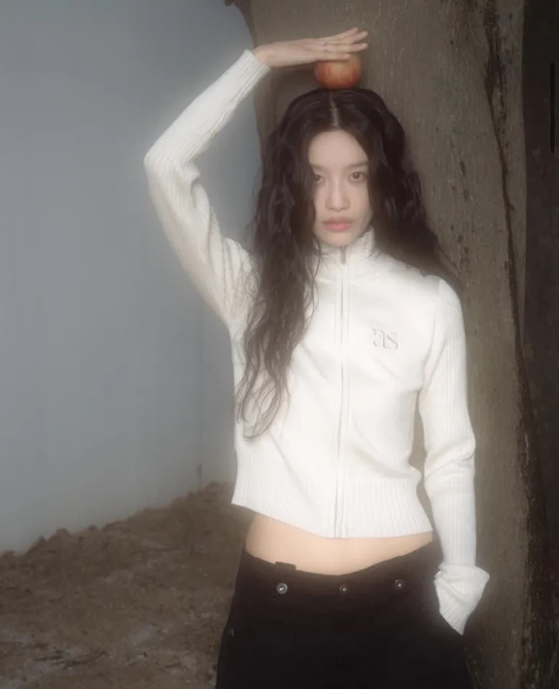 애즈온 마론 니트 집업 MARON KNIT ZIP-UP 상품이미지1