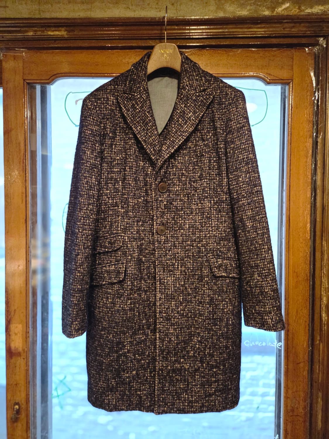 이탈리아 브랜드 헤보 트위드코트 상품이미지1