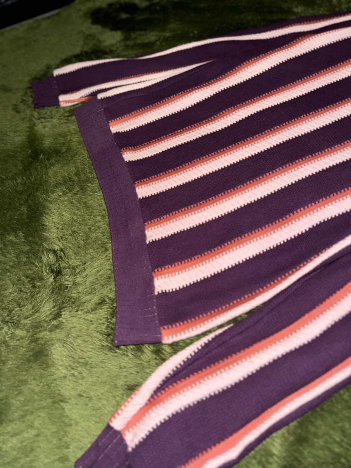 [XL] 사스콰치패브릭스 24SS 스트라이프 가디건 보르도 상품이미지9