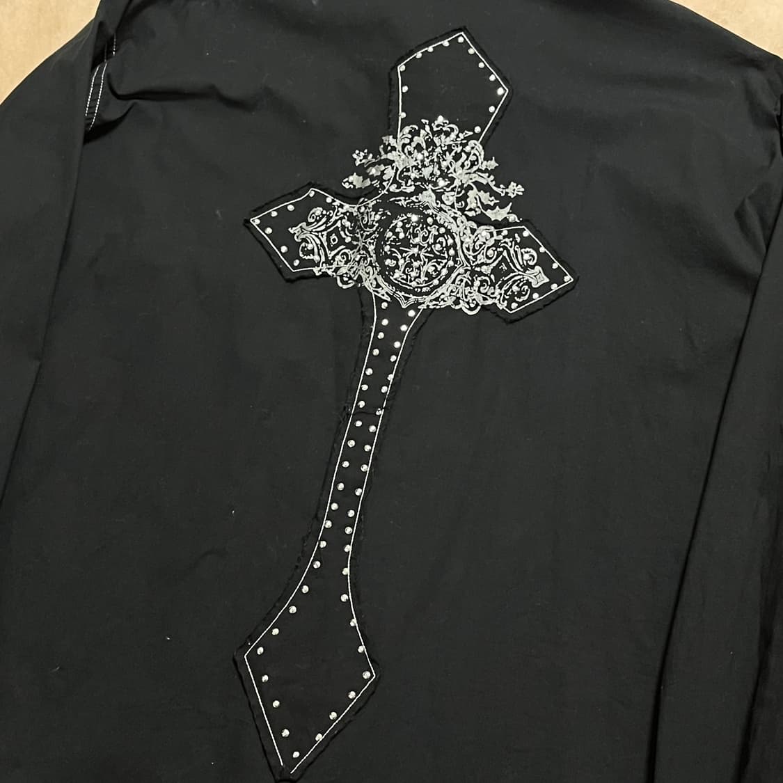 4XL vtg y2k 락시크 펑크 오버핏 빅패치 셔츠 상품이미지2