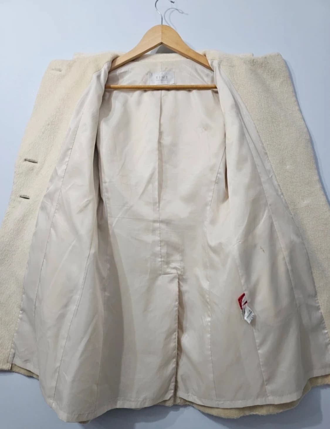 타임 TIME 아이보리 모 코트 ~55반 상품이미지4