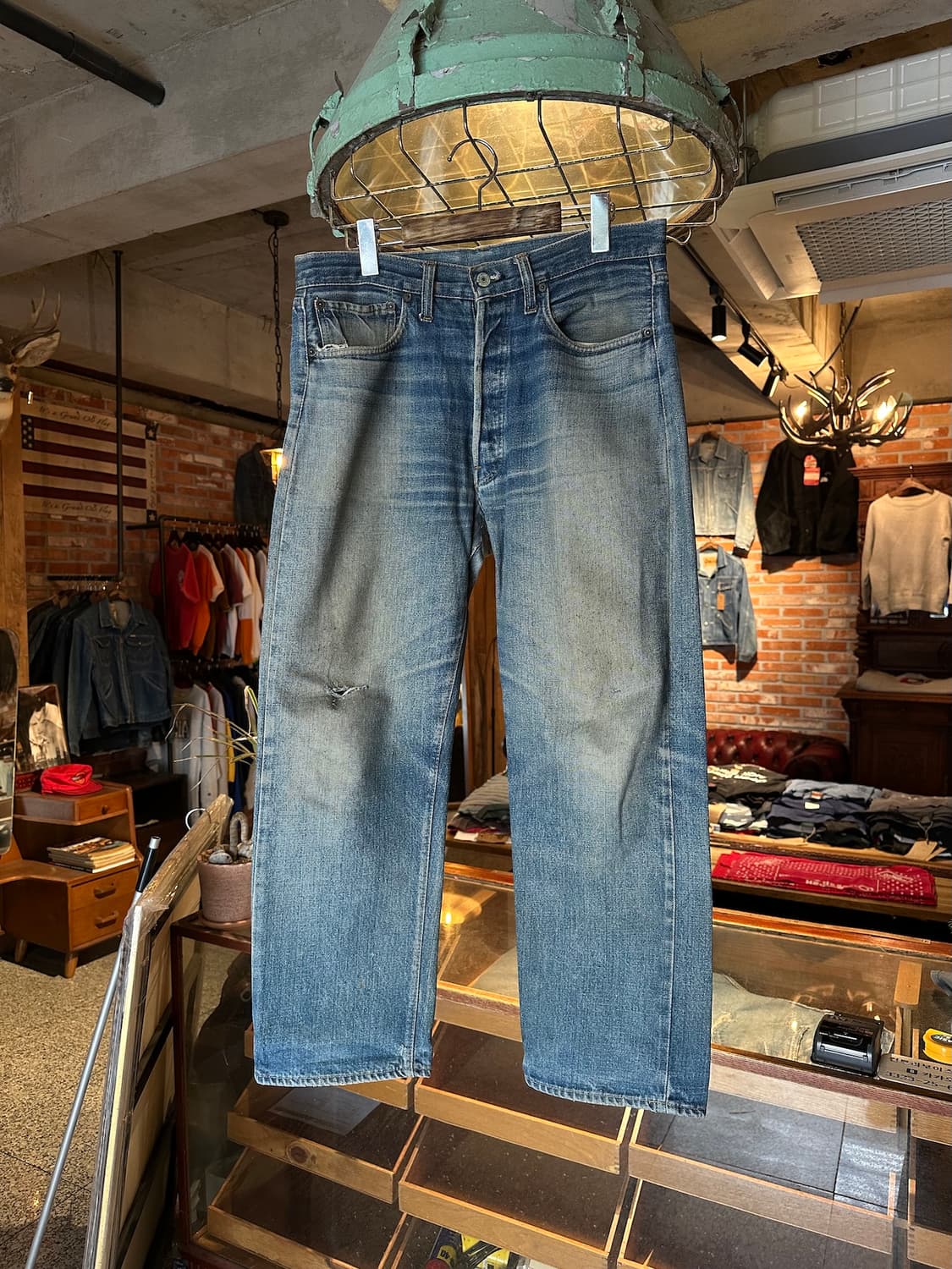 70s Levis 501 66전기 Selvedge Denim pants 상품이미지1