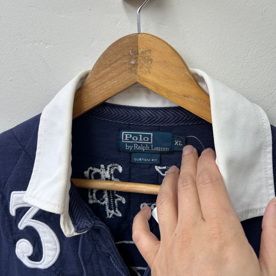 16360 - 폴로 랄프로렌 네이비 빅로고 럭비티 상품이미지3
