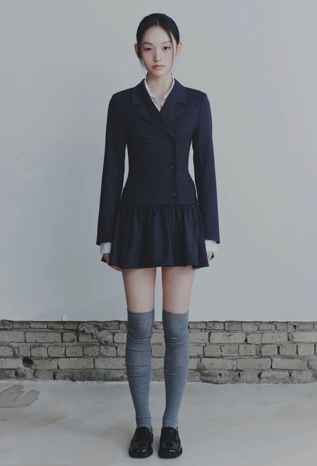 LIORA JACKET DRESS charcoal 상품이미지2
