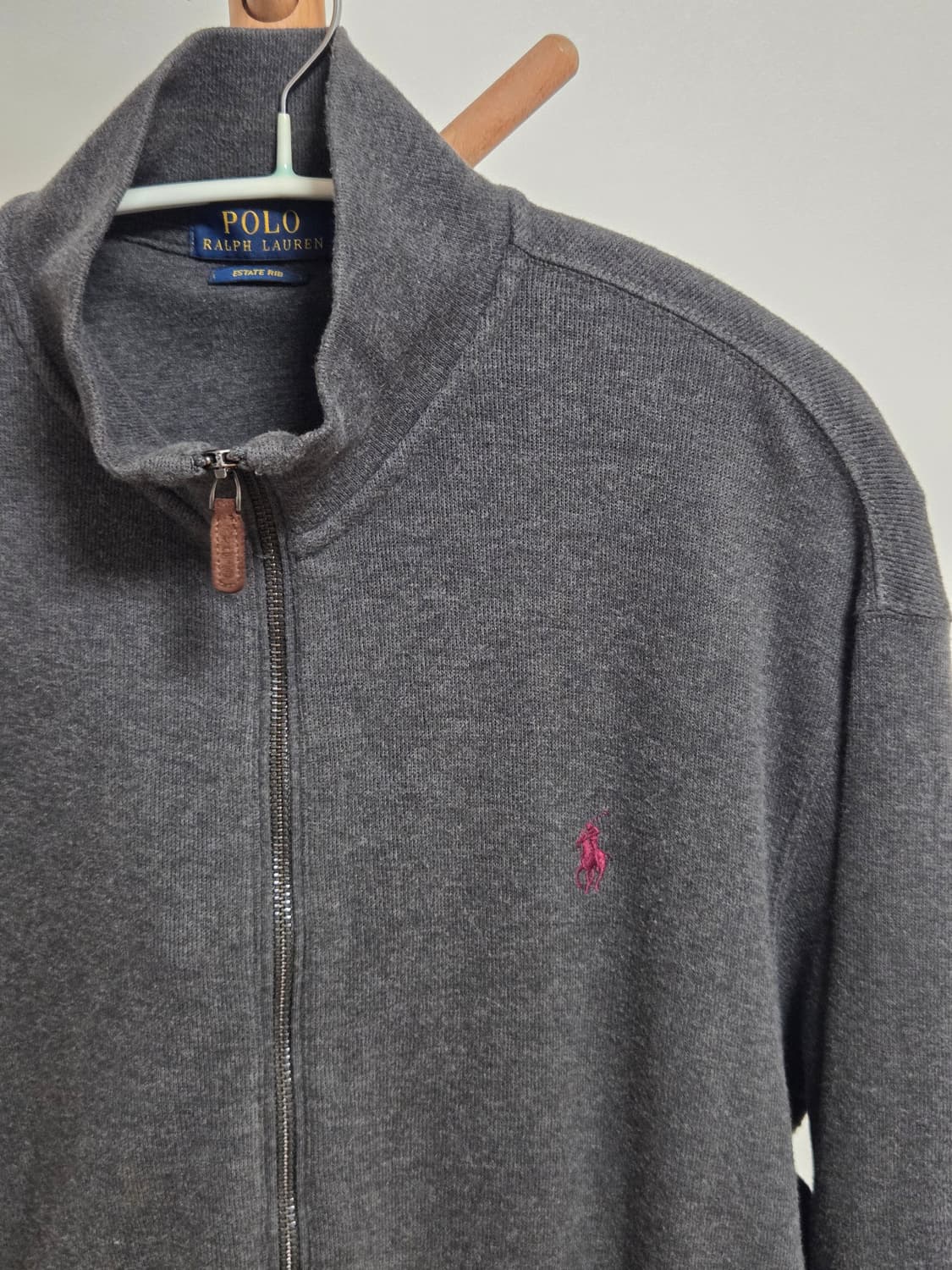 (정품) 폴로 랄프로렌 집업 가디건 다크그레이 L(105) 상품이미지2