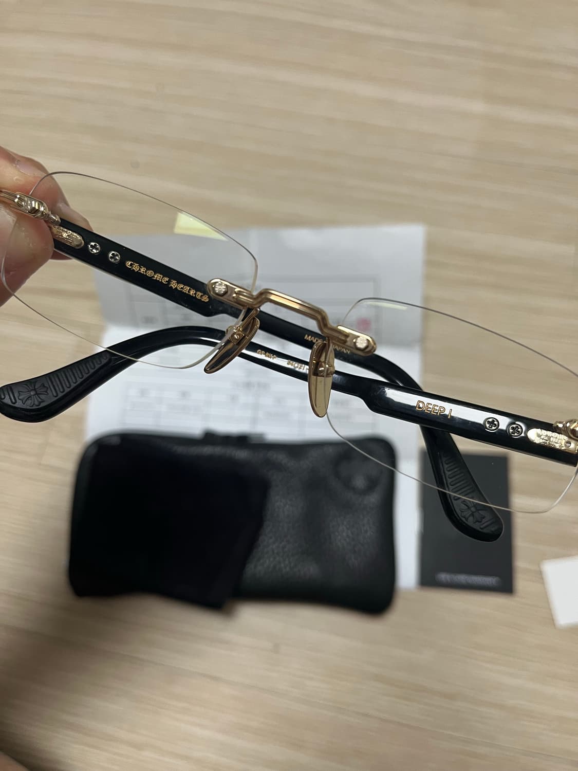 크롬하츠 딥1 안경 판매합니다 상품이미지2